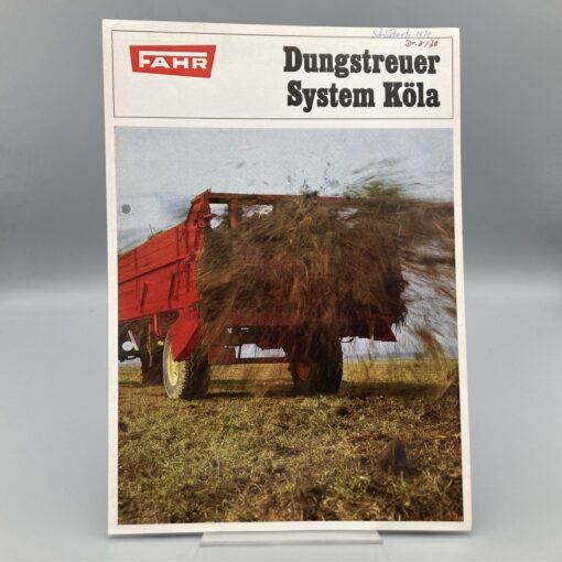FAHR Prospekt Dungstreuer System Köla