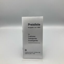 LINDNER Preisliste Juli 1969