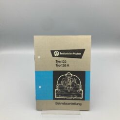Volkswagen Betriebsanleitung VW Industrie-Motor Typ 122/126A
