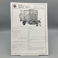 STEYR Technische Daten Ladewagen Hamster Plus 15