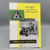 LFH Prospekt Kartoffel- u. Rüben-Kulturgeräte für HANOMAG Schlepper
