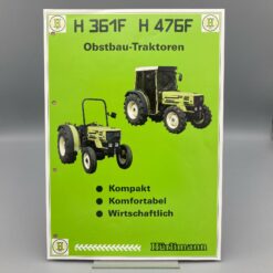 HÜRLIMANN Prospekt Traktor H-361F, H-476F