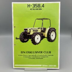 HÜRLIMANN Prospekt Traktor H-358.4 CLUB