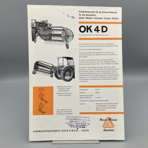 LFE Prospekt Schubwenderechen OK4D