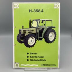HÜRLIMANN Prospekt Traktor H-358.4