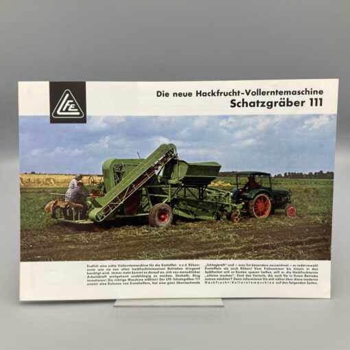 LFE Prospekt Hackfrucht-Vollerntemaschine "Schatzgräber 111"