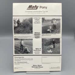MOTY Prospekt Universal-Leichtmäher PONY Typ 66