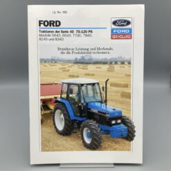 FORD NEW HOLLAND Prospekt Traktoren Serie 40