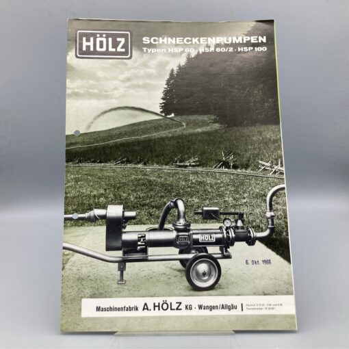 HÖLZ Prospekt Schneckenpumpen