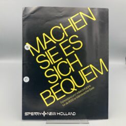 NEW HOLLAND Prospekt Fahrerstand und Vollsicht-Kabine