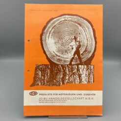 JO BU Prospekt/Preisliste Motorsägen und Zubehör