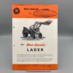 STEEL FABRICATORS Prospekt HORN-DRAULIC Lader für NUFFIELD Traktor