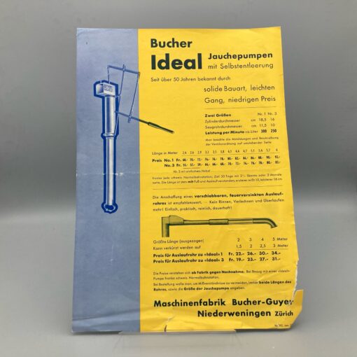 BUCHER-GUYER Prospekt Jauchepumpen