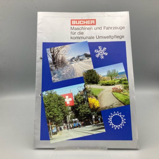BUCHER Prospekt Maschinen u. Fahrzeuge für die kommunale Umweltpflege