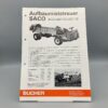 BUCHER Prospekt Aufbaumiststreuer SACO