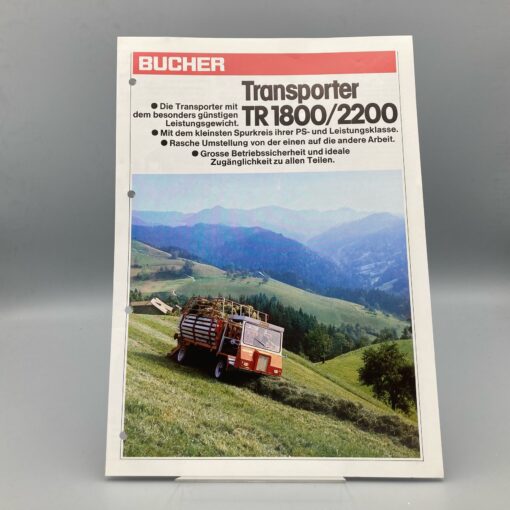 BUCHER Prospekt Transporter TR1800/2200