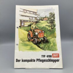 AGRIA Prospekt Pflegeschlepper 4700
