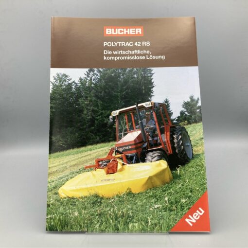 BUCHER Prospekt Kleintraktor POLYTRAC 42RS