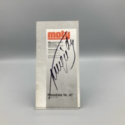 MOTY Preisliste Nr. 47, 1986