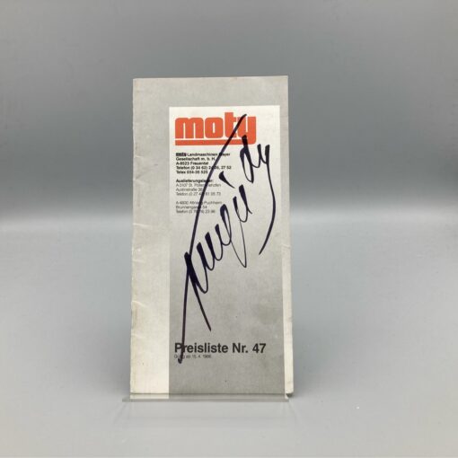 MOTY Preisliste Nr. 47, 1986