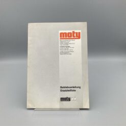 MOTY Betriebsanleitung u. Ersatzteilliste für Mäher uni