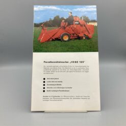 HEGE Prospekt Parzellen-Mähdrescher 125 (UNVOLLSTÄNDIG!!)