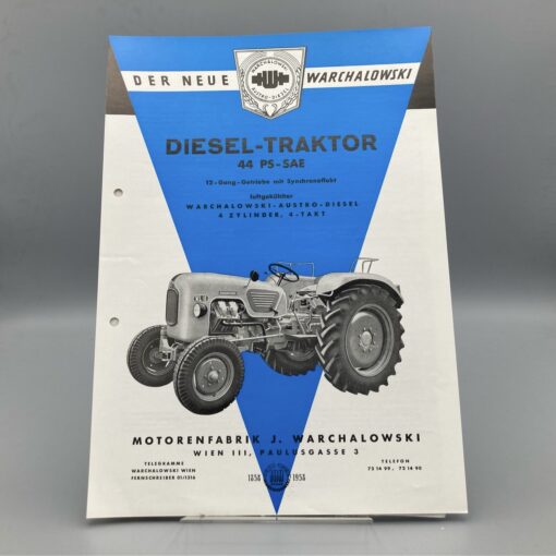 WARCHALOWSKI Prospekt Diesel-Traktor 44 PS-SAE
