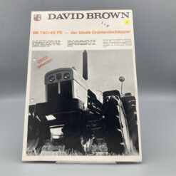 DAVID BROWN Prospekt Grünlandschlepper DB 780/48PS