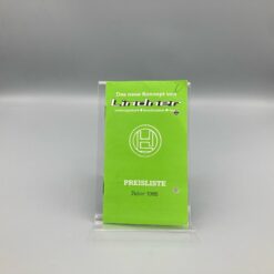 LINDNER Preisliste 02/1986