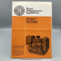 STEYR Prospekt Diesel-Stationärmotor WD 413s