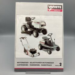 WHITE Prospekt Motormäher, Rasenmäher-Traktor