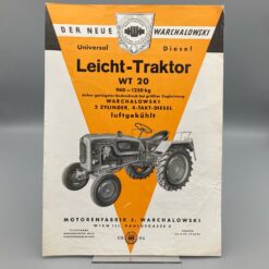 WARCHALOWSKI Prospekt Universal-Leicht-Traktor WT20