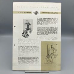 VOGEL Prospekt Steuerungsgeräte u. Strömungsschalter