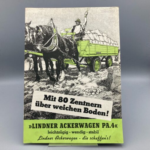 P. LINDNER Prospekt Ackerwagen PA.4