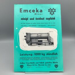 MCK MAYER & Cie Prospekt Körner-Trockner "Emceka"