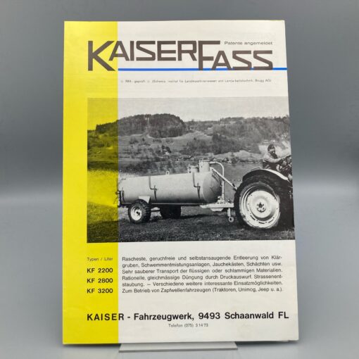 KAISER Prospekt Fässer