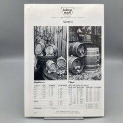 LEIMER MARTI Preisliste Fässer