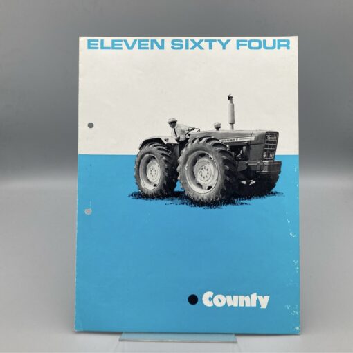 COUNTY Prospekt Traktor 1164 mit FORD Motor