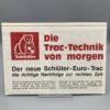 SCHLÜTER Prospekt Euro-Trac "Die Trac-Technik von morgen"