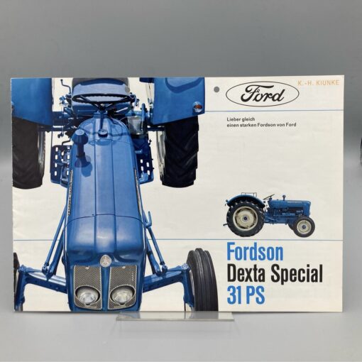 FORDSON Prospekt Traktor Dexta Special 31PS