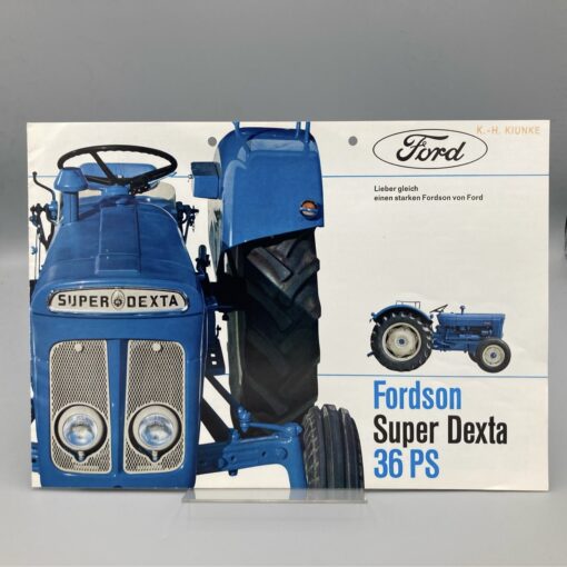 FORDSON Prospekt Traktor Super Dexta 36PS