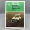 MERCEDES Prospekt Ackerschlepper MB-trac 1000/1300