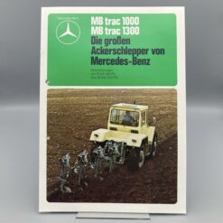 MERCEDES Prospekt Ackerschlepper MB-trac 1000/1300