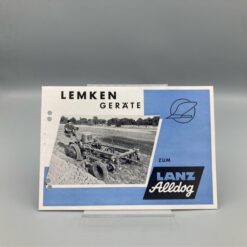 LEMKEN Prospekt Geräte zum LANZ-ALLDOG