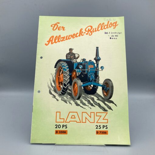 Traktor LANZ Allzweck-Bulldog