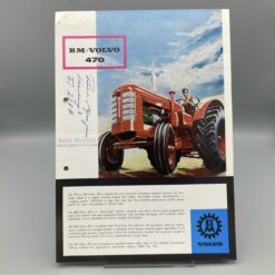 BM VOLVO Prospekt Traktor 470 (ENGLISCH)