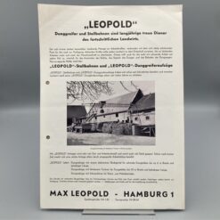 LEOPOLD Prospekt Dunggreifer und Stallbahnen
