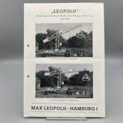 LEOPOLD Prospekt selbstgreifender Kran für Dung und Kies