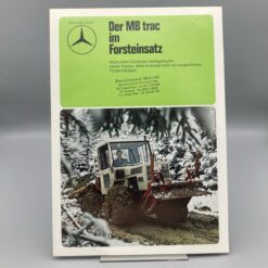 MERCEDES Prospekt MB-trac im Forsteinsatz