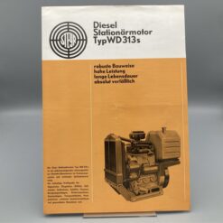 STEYR Prospekt Diesel-Stationärmotor WD 313s